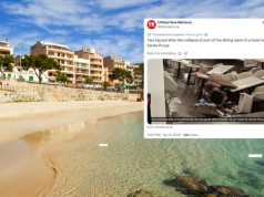 W hotelu na Majorce zawaliła się podłoga. Ewakuowano 150 osób