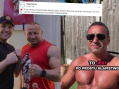Karol Nawrocki krytykowany za udawanie, że wyciska na klatę więcej niż potrafi