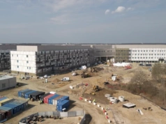 Nowa siedziba DCOPiH coraz bliżej ukończenia. Widać już docelowy kształt nowoczesnej inwestycji