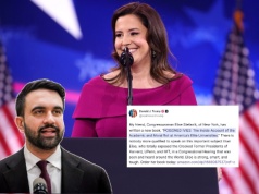 Trump zareklamował książkę Elise Stefanik. Ociec burmistrza NYC jednym z (anty)bohaterów
