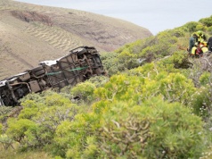 Tragiczny wypadek na Wyspach Kanaryjskich. Autokar z turystami spadł do wąwozu