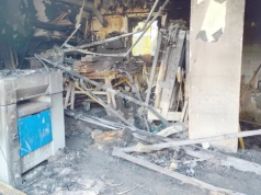 W Platerowie spłonęła stolarnia. Mieszkańcy gminy organizują pomoc. Każda deska się przyda