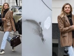 Wytworna Małgorzata Socha rozbija się po mieście PORYSOWANYM mercedesem za pół miliona złotych (ZDJĘCIA)