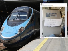 Uciął sobie drzemkę w pociągu. Po przebudzeniu zobaczył taką wiadomość