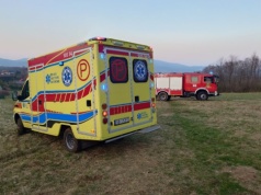 Z ostatniej chwili: Poważny wypadek w Buczkowicach. Dziecko zabrane śmigłowcem LPR – foto