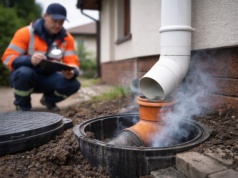 Wpuszczają dym do studzienki i od razu wiedzą. Tysiące posesji na celowniku kontrolerów