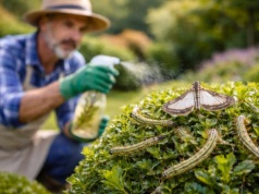 Francuski trik na ćmę bukszpanową. Gąsienice znikają w 24h
