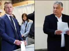 Orban i Magyar oddali głosy. "Jestem tu, by wygrać"
