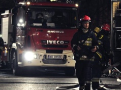 Pożar w mieszkaniu. Lokator trafił do szpitala