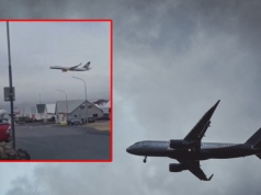 Boeing prawie nad ziemią. Tak pilot żegna się z zawodem na ostatnim locie