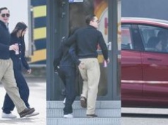 TYLKO NA PUDELKU. Zakochani Natsu i Wojtek Kucina wybrali się do "Halo tu Polsat". Po nagraniach odjechali luksusową Teslą (ZDJĘCIA)