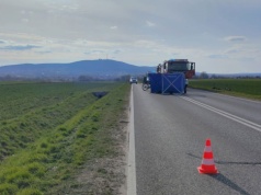 Śmierć rowerzysty na drodze