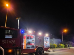 Oleśnica: Pożar przyczepy, w środku zwłoki mężczyzny