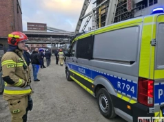 Aktywiści wspięli się na 55-metrową wieżę szybową kopalni JSW. W akcji ponad stu policjantów