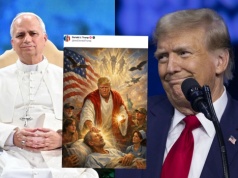 Trump krytykuje papieża i publikuje zdjęcie, na którym przedstawia siebie jako Jezusa
