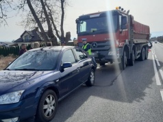 Wypadek na trasie krajowej. Są utrudnienia