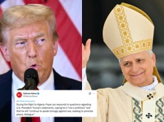 Papież mówi że nie boi się administracji Trumpa i dalej będzie opowiadał się przeciwko wojnie