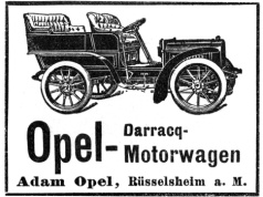 120 lat temu wyprodukowano 1000. Opla