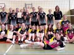 Srebrny medal siatkarek Udany występ w zawodach powiatowych