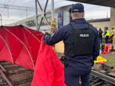 Potrącenie na torach w Gliwicach. Lądował helikopter LPR