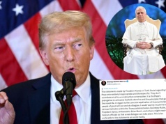 Donald Trump oznajmił, że nie zamierza przepraszać papieża, a poza tym dba o ludzi i dał 100$ napiwku dostawcy jedzenia