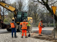Finisz prac wykończeniowych na ulicy Powstańców Śląskich w Legnicy