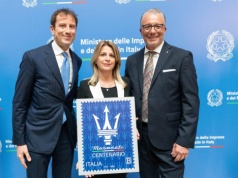 100. rocznica powstania logo Maserati upamiętniona na znaczku pocztowym