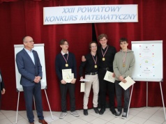 Potyczki w XXII Powiatowym Konkursie Matematycznym
