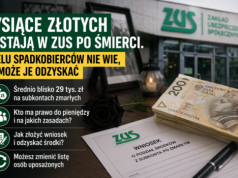 Tysiące złotych zostają w ZUS po śmierci. Wielu spadkobierców nie wie, że może je odzyskać