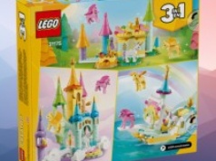 LEGO Creator 3w1 Zamek jednorożców za 147,50 zł (cena katalogowa 174,99 zł) na Allegro