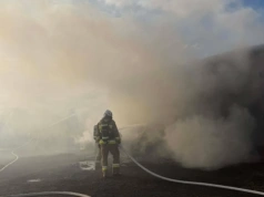 Wielkie Zanie: paliły się baloty siana w budynku gospodarczym