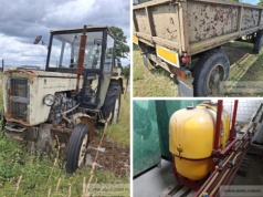 Ursus C-360, opryskiwacz i przyczepa na przetargu AMW. Jakie ceny?