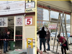 Jej obcas zaklinował się przy pedale gazu. Wjechała autem do sklepu