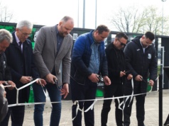 Przy Krono-Plast Arenie otwarto wystawę „Galeria Historii Włókniarza”