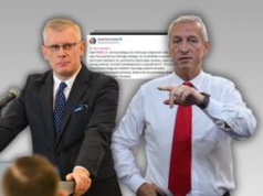 Cenckiewicz pokazał certyfikat. Dobrzyński go wyśmiał