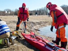 Garwolin. Ciało mężczyzny wyłowione z rzeki Wilgi. Policja ustala okoliczności śmierci