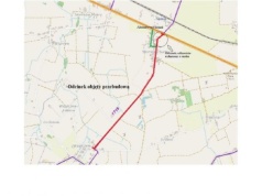 Uwaga! Zmiana trasy w związku z ,,Przebudową drogi powiatowej nr 1719E Słomków Suchy – Wągłczew”