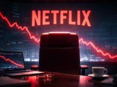Netflix zarabia miliardy, ale akcje pikują! W tle odejście człowieka, który stworzył imperium