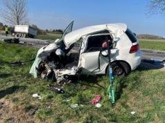 Wypadek na ‘dziewiątce’. Nie żyje kobieta