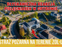 Wieczorna akcja służb w grybowskim ZOL-u