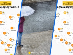 W weekend pogoda solidnie się załamie. Będzie lało przez wiele godzin