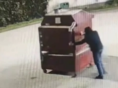 Policja zatrzymała Legniczanina, który ukradł i sprzedał  na złom piec do pizzy (FILM)