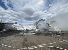 Pożar zakładu recyklingu w Chełmie. Zwołano sztab kryzysowy