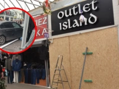 BMW wbiło się w Pasaż Zielińskiego. Sprzedawców uratowały... ogórki i kawa