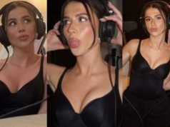 Roksana Węgiel kokietuje w eleganckiej sukience. Zaserwowała fanom widoki prosto ze studia