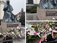 Wandalizm w centrum Mławy. Zniszczono pomnik Jana Pawła II, jest reakcja władz