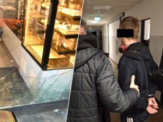 Zakrwawiony 20-latek znaleziony w piekarni. Włamywacz był w amoku