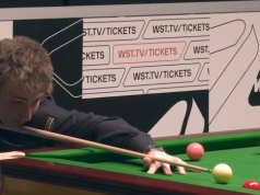 Snooker: Antek Kowalski dzielnie walczy z trzykrotnym Mistrzem Świata Markiem Williamsem w 1 sesji 1 rundy Mistrzostw Świata!