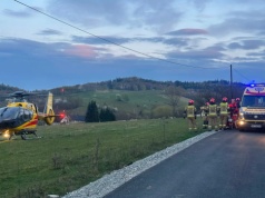 Romanowo - tragiczny wypadek motocyklisty