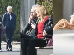 Dorota Chotecka i Radosław Pazura niczym zakochane gołąbeczki GRUCHAJĄ sobie na mieście. Uroczo? (ZDJĘCIA)